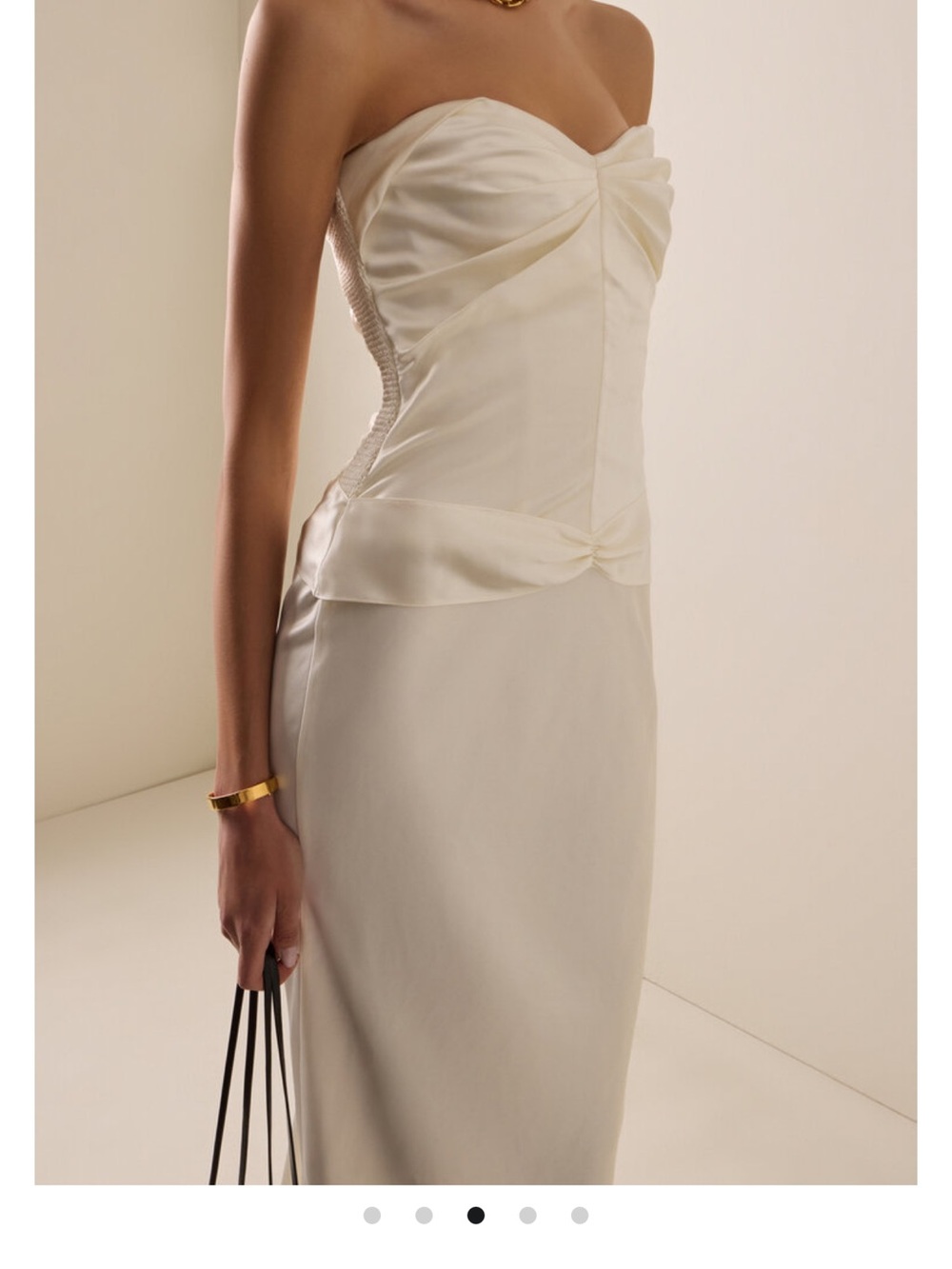 Anna October Clementine Satin maxi dress